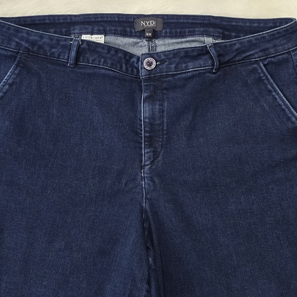 NYDJ Bermuda Denim Jean Shorts Women's 16W - Picture 2 of 6